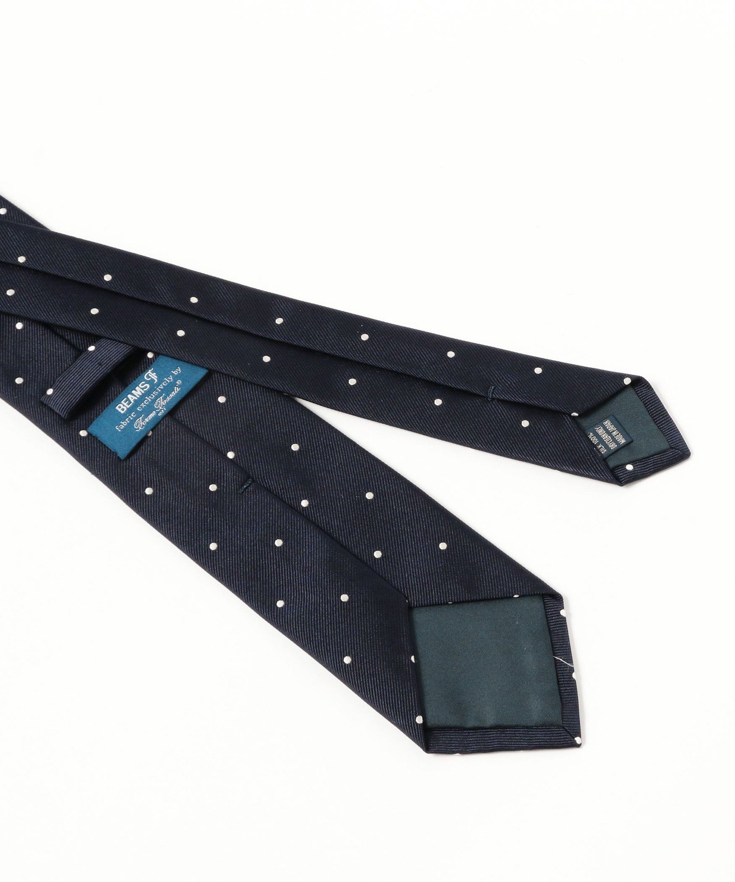 BEAMS F Fermo Fossati シルク ドット柄 ジャカード ネクタイ ビームス メン スーツ・フォーマル ネクタイ・蝶ネクタイ パープル ネイビー【送料無料】