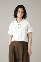 MARGARET HOWELL 5月上旬-下旬 ORGANIC COTTON PIQUE マーガレット ハウエル トップス その他のトップス ホワイト ブラック ベージュ【送料無料】