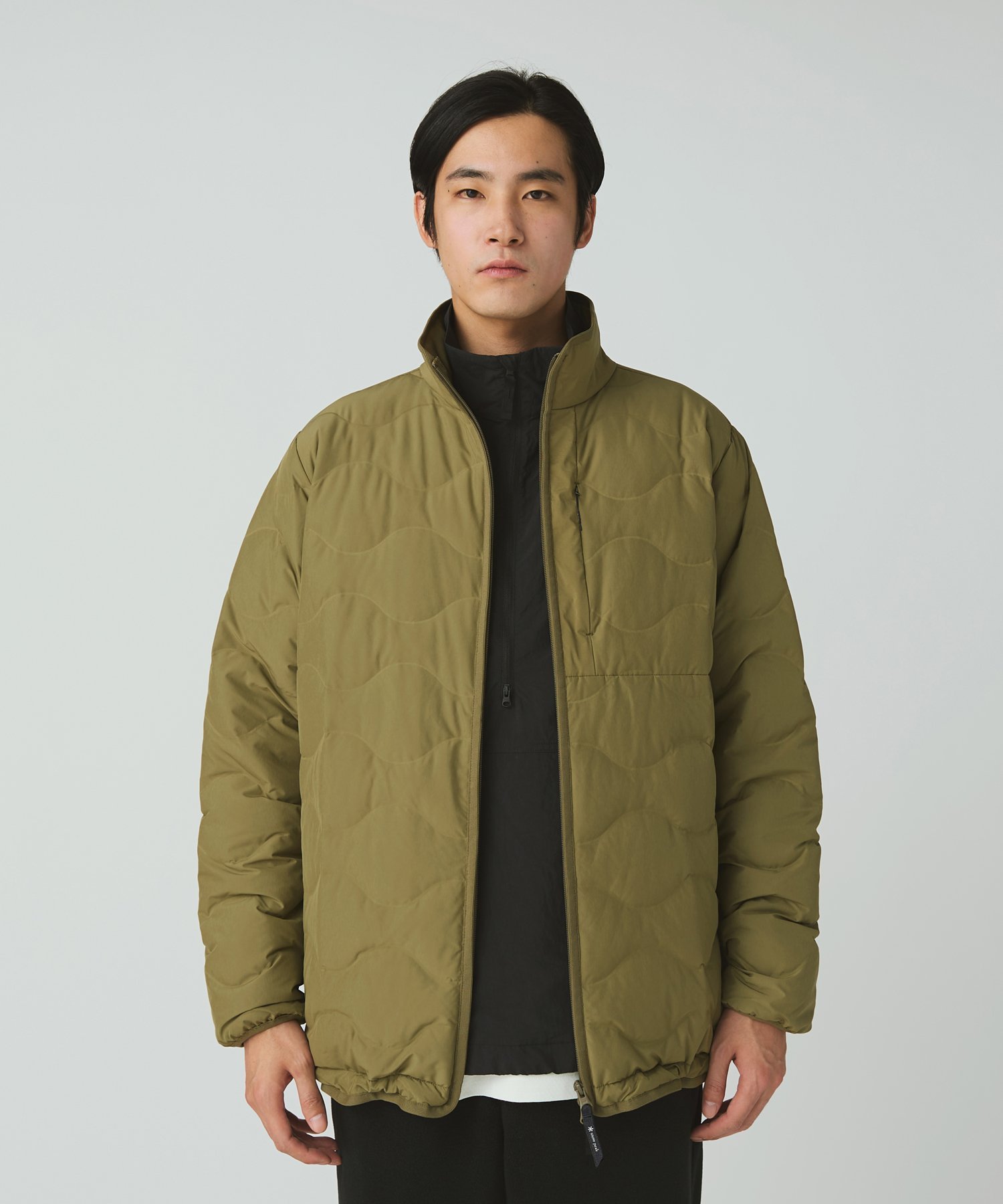 Snow Peak Seamless Quilted Down Jacket スノーピーク ジャケット・アウター ダウンジャケット・ダウンベスト グリーン ブラック【送料無料】のサムネイル