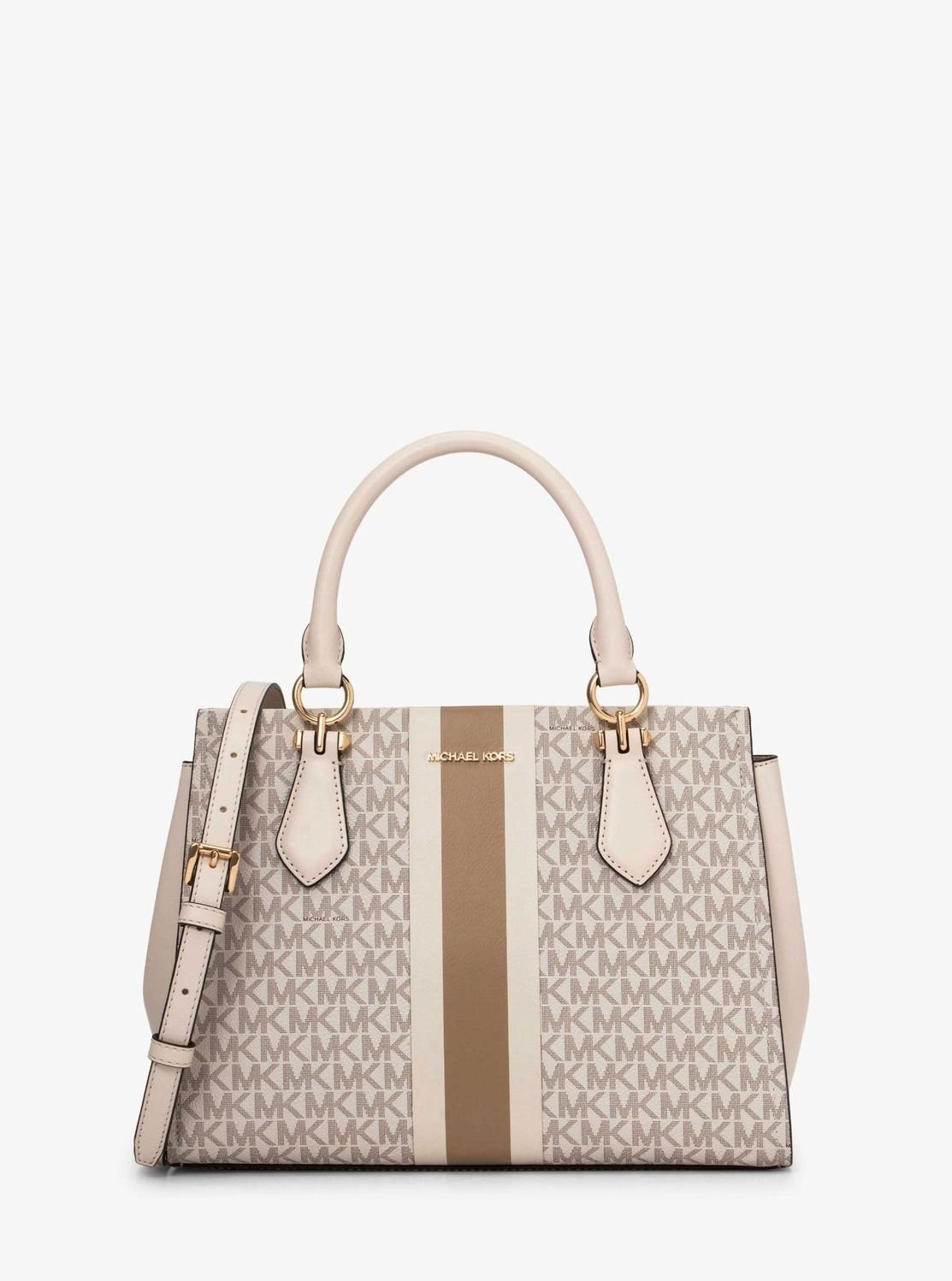 【SALE／70%OFF】MICHAEL KORS MARILYN サッチェル ミディアム マイケルコース マイケル・コース バッグ ハンドバッグ ベージュ【送料無料】