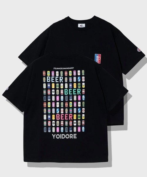 GSC MENS SELECT YOIDORE/酔いどれ ビールパラダイス TEE (MENS) ゴースローキャラバン トップス カットソー・Tシャツ ブラック パープル