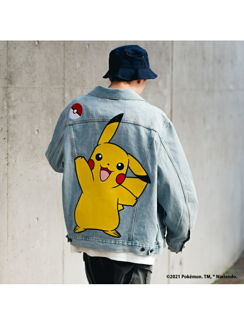 【SALE／60%OFF】Levi's VINTAGE FIT トラッカージャケット ピカチュウ STONE リーバイス ジャケット・アウター デニムジャケット【送料無料】のサムネイル