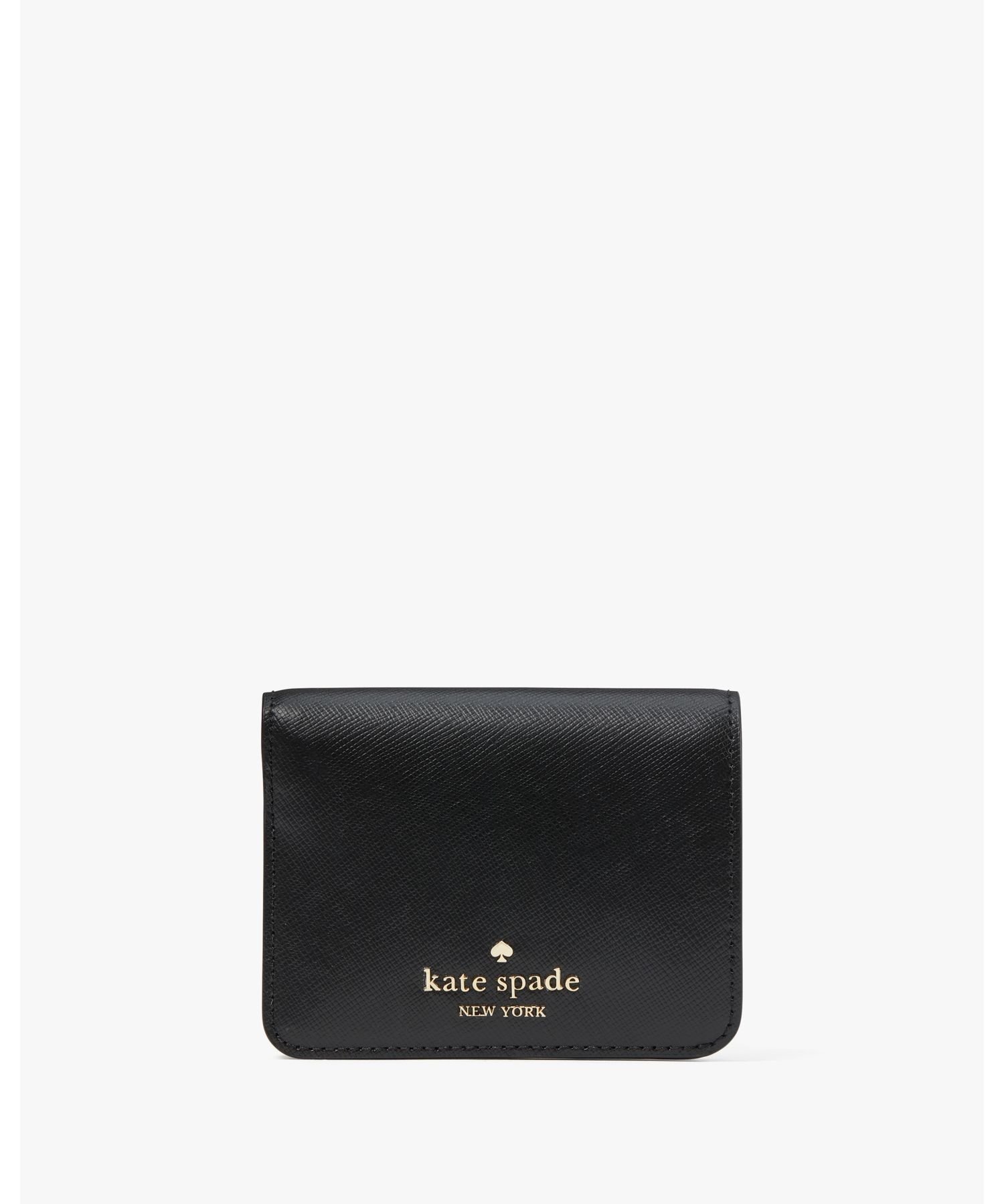 ケイトスペード ポーチ（レディース） 【SALE／70%OFF】kate spade new york マディソン スモール バイフォールド ウォレット ケイトスペードニューヨーク 財布・ポーチ・ケース 財布 ブラック【送料無料】