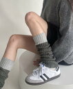 【SALE/30%OFF】miniministore レッグウォーマー 配色靴下 レディース ミニミニストア 靴下・レッグウェア レッグウォーマー ブラック ホ...