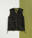 【SALE／30%OFF】URBAN RESEARCH ITEMS TAION Military Reversible Vest アーバンリサーチアイテムズ トップス ベスト・ジレ ブラック グリーン ネイビー【送料無料】