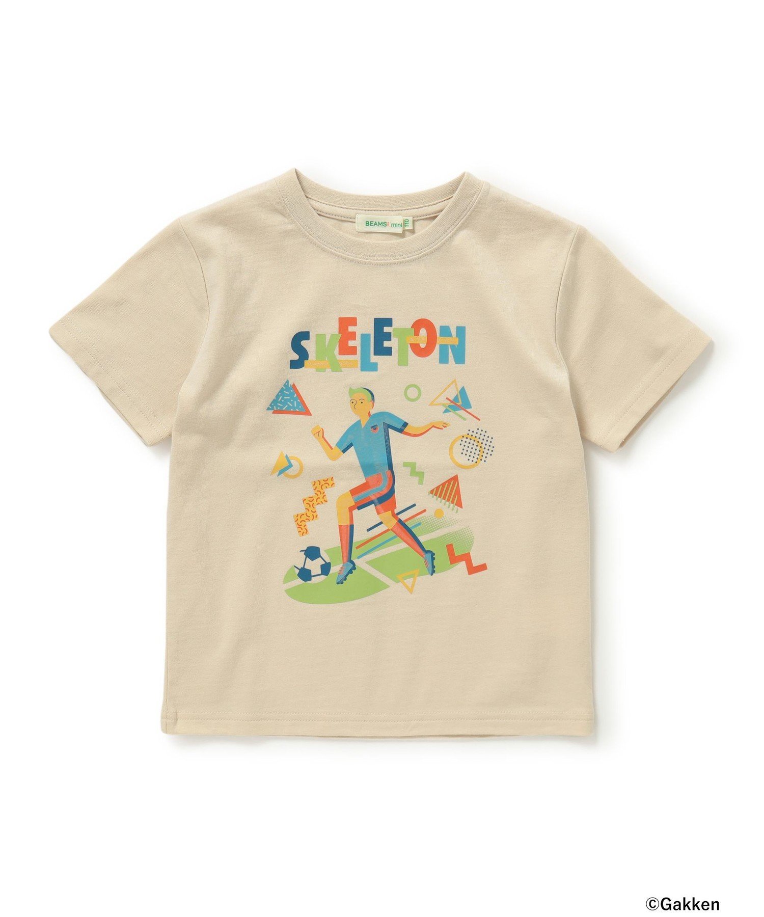 BEAMS mini 学研の図鑑LIVE BEAMS mini 人体 Tシャツ 24SS(100~150cm) ビームス ミニ トップス カットソー Tシャツ