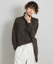 【SALE/30%OFF】BRILL シルクリネンリラックスカーディガン ブリル トップス カーディガン ブラウン ネイビー【送料無料】
