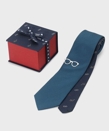 【SALE/10%OFF】TAKEO KIKUCHI 【BOXセット/限定】メガネモチーフ ネクタイ&タイバー セット タケオキクチ スーツ・フォーマル ネクタイ・蝶ネクタイ ネイビー ピンク グリーン【送料無料】 【SALE/10%OFF】TAKEO KIKUCHI 【BOXセット/限定】メガネモチーフ ネクタイ&タイバー セット タケオキクチ スーツ・フォーマル ネクタイ・蝶ネクタイ ネイビー ピンク グリーン【送料無料】