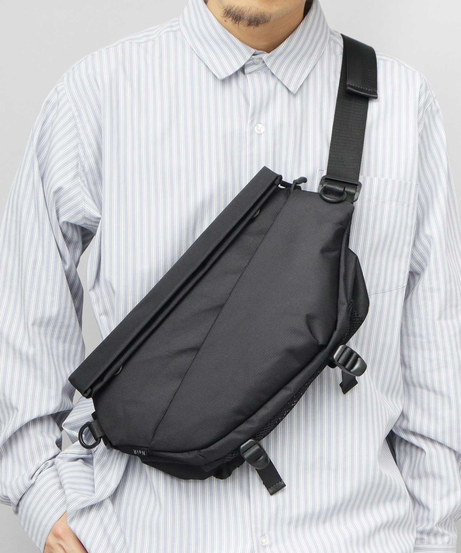 NOIR ショルダーバッグ メンズ レディース ボディバッグ 黒 ノアール NoiR エー.エム.エス. バッグ ショルダーバッグ ブラック