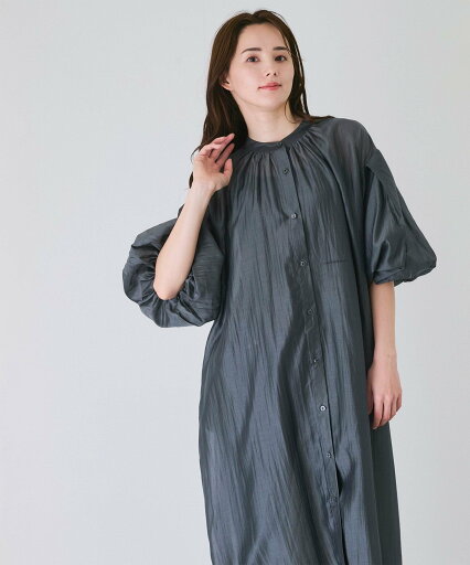 【SALE/20%OFF】JAYRO ボタン付きシースルーワンピース ジャイロ ワンピース・ドレス シャツワンピース グレー ブラック【送料無料】 【SALE/20%OFF】JAYRO ボタン付きシースルーワンピース ジャイロ ワンピース・ドレス シャツワンピース グレー ブラック【送料無料】