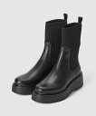 allureville 【alureville*CORSO ROMA 9】サイドゴアショートブーツ アルアバイル シューズ・靴 ブーツ ブラック【送料無料】