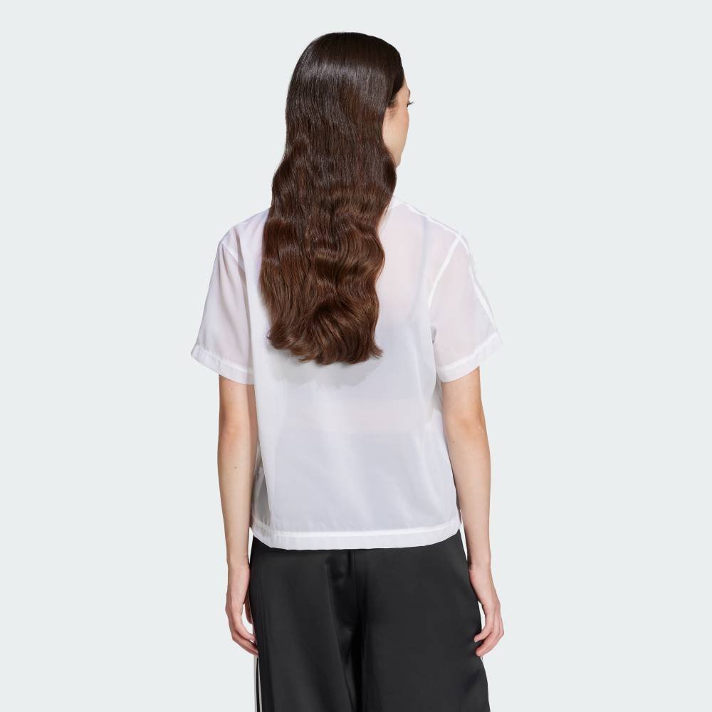 【SALE／20%OFF】adidas 【公式】アディダス adidas アディカラー シアー スリーストライプス 半袖Tシャツ アディダス トップス カットソー・Tシャツ ホワイト【送料無料】
