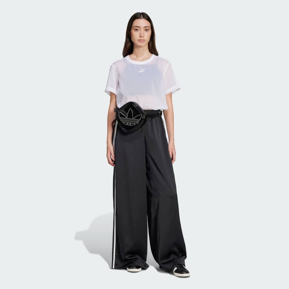 【SALE／20%OFF】adidas 【公式】アディダス adidas アディカラー シアー スリーストライプス 半袖Tシャツ アディダス トップス カットソー・Tシャツ ホワイト【送料無料】