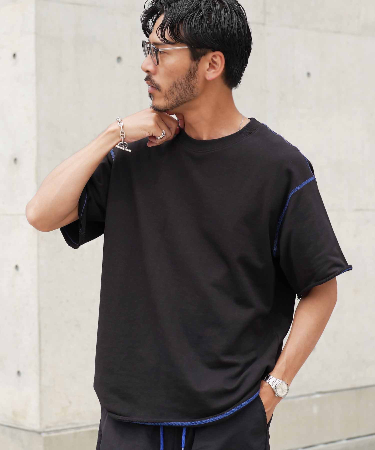 JIGGYS SHOP SELECT カットオフ ライトスウェット 半袖Tシャツ 26SS ジギーズショップ トップス カットソー・Tシャツ グレー ブラック ネイビー ベージュ