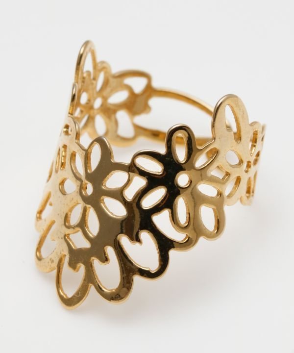 Chaihane Flower Openwork Ring - Amina Collection - Accessories & Watches - Rings - Gold & Silver
