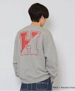 【SALE/20%OFF】GLAZOS 【大人向けサイズあり】【HARVARD】バックロゴプリントトレーナー ナルミヤオンライン トップス スウェット・トレーナ...