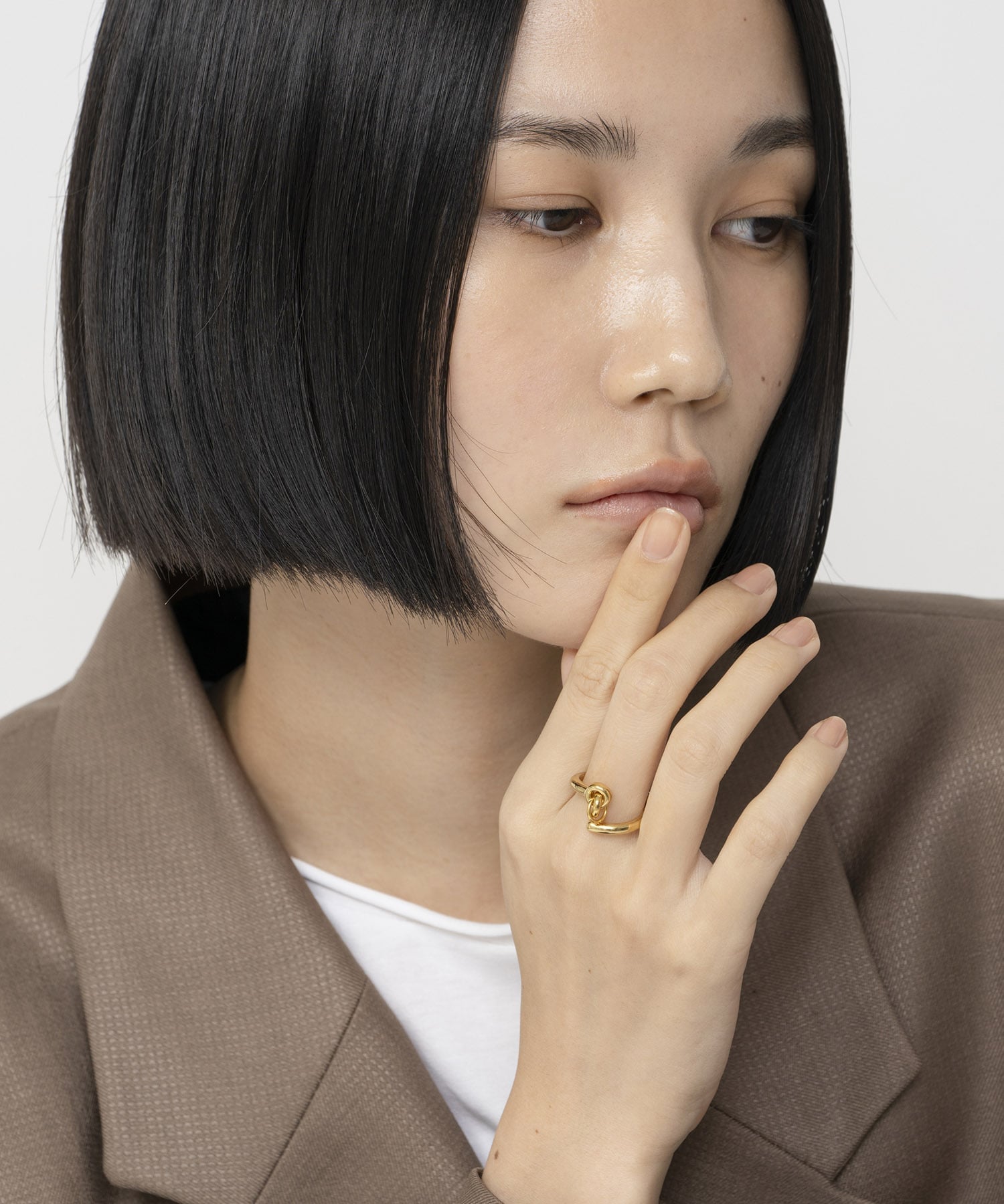【SALE／35%OFF】LAPUIS [LAPUIS] Coil Circle ring キャセリーニ アクセサリー・腕時計 リング・指輪 ゴールド