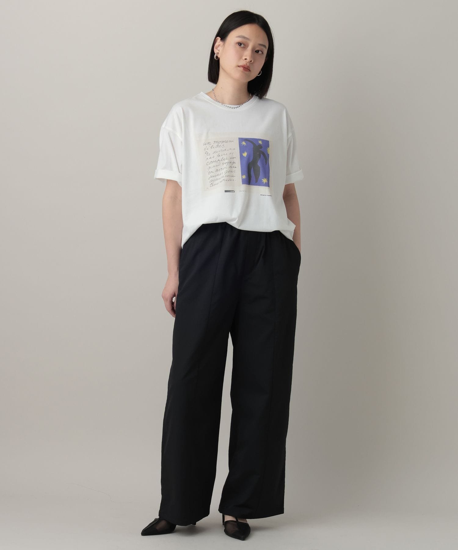 A part by HenriMatisse_Tシャツ アパートバイ トップス カットソー・Tシャツ ホワイト【送料無料】