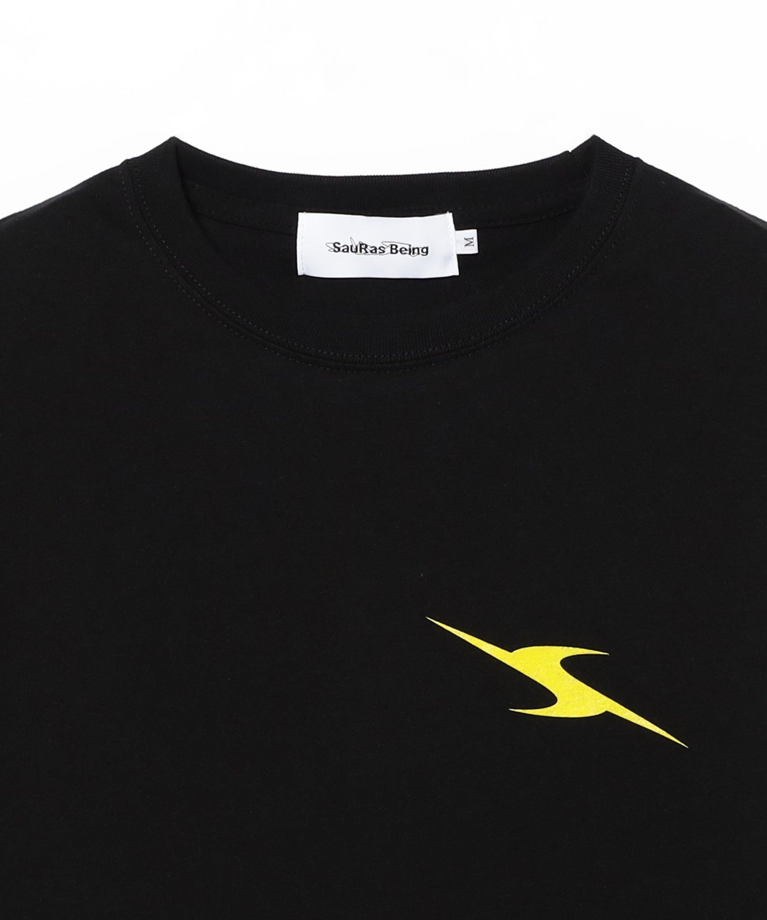 BEAMS T SauRas Being / BB TEE ビームスT トップス カットソー・Tシャツ ブラック【送料無料】