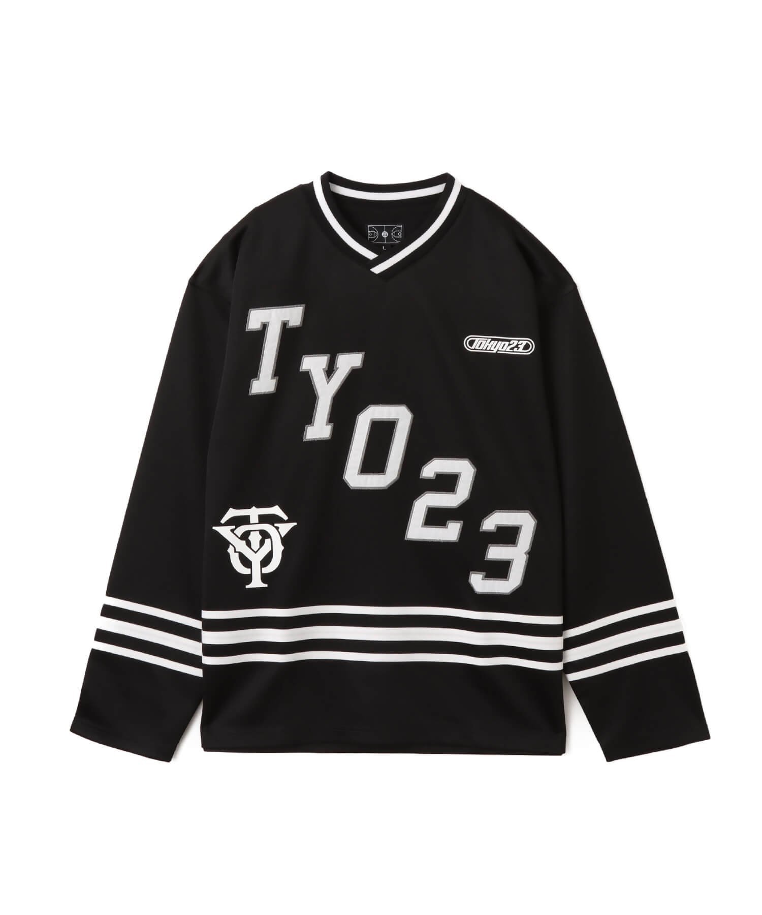 TOKYO 23 TOKYO 23 Jersey Football Top BLACK アトモス トップス カットソー・Tシャツ ブラック