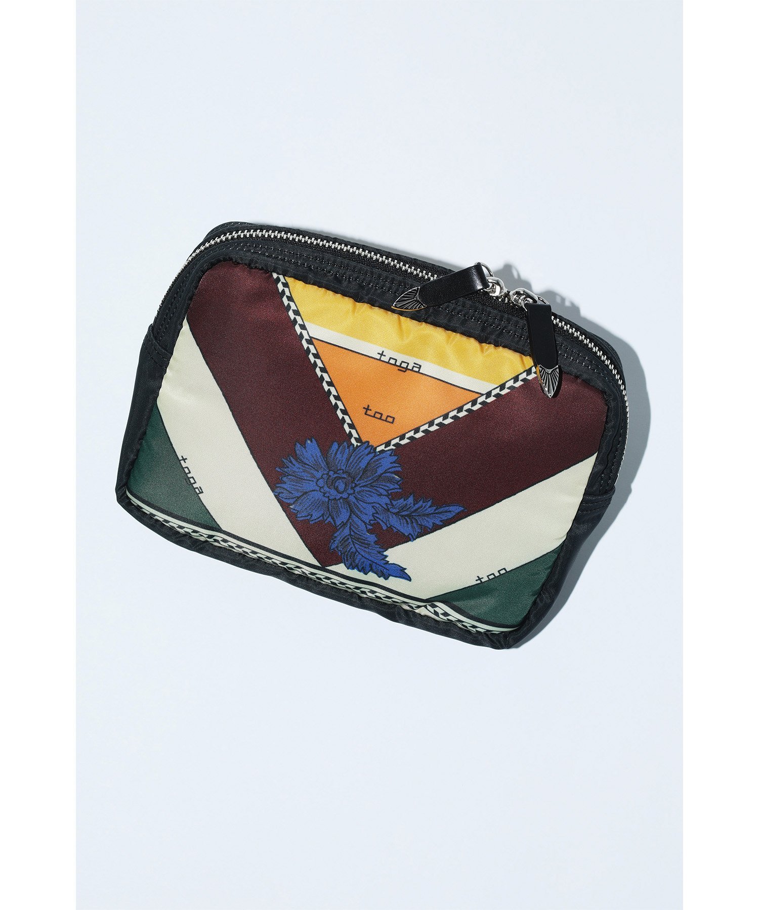 TOGA TOO Print pouch トーガ 財布・ポーチ・ケース ポーチ ブルー イエロー【送料無料】
