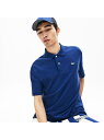 【SALE/50%OFF】LACOSTE ルーズフィットコットンピケポロシャツ(半袖) ラコステ カットソー ポロシャツ ホワイト【送料無料】