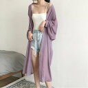 【SALE/30%OFF】Aimoon シアーカーディガン 日焼け防止 羽織り ミニミニストア トップス カーディガン パープル ブラック ベージュ ホワイト