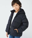 【SALE／40 OFF】TOMMY HILFIGER TOMMY HILFIGER(トミーヒルフィガー) BOYS エッセンシャルダウンジャケット トミーヒルフィガー ジャケット アウター ダウンジャケット ダウンベスト ネイビー ブルー【送料無料】