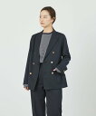 マッキントッシュ MACKINTOSH PHILOSOPHY GREY LABEL ダブルブレストブレザー マッキントッシュ フィロソフィー ジャケット・アウター テーラードジャケット・ブレザー ネイビー ベージュ【送料無料】