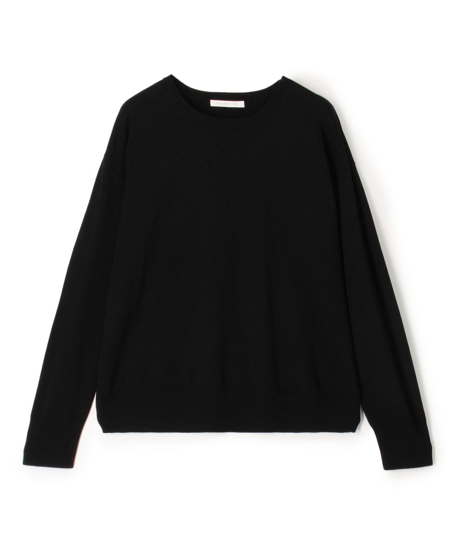 GALERIE VIE ウーステッドウール クルーネックプルオーバー トゥモローランド トップス ニット グレー ベージュ ブラック【送料無料】