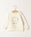 SHIPS KIDS SHIPS KIDS:80~90cm / ミュージック フラワー スウェット シップス トップス スウェット・トレーナー ホワイト ネイビ...