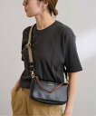 FRAMeWORK YOUNG&OLSEN 別注ストラップ付き2WAY ポーチ フレームワーク バッグ ショルダーバッグ ブラウン ブラック【送料無料】