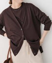 Spick & Span 《追加予約》18Gカーディガン スピックアンドスパン トップス カーディガン イエロー グレー ブラック ブラウン レッド【送料無料】