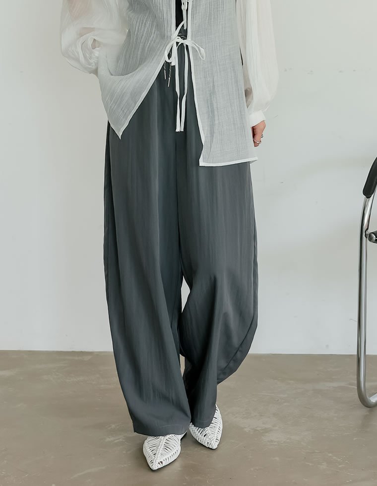 【SALE／15%OFF】Re:EDIT 撥水加工パラコードバレルレッグパンツ リエディ パンツ その他のパンツ グレー ブラック ホワイト【送料無料】 stylife-15571104 Rakuten Fashion サンプル画像3