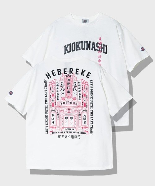GSC MENS SELECT YOIDORE/酔いどれ 酔いどれの館 TEE (MENS) ゴースローキャラバン トップス カットソー・Tシャツ ホワイト ブラック