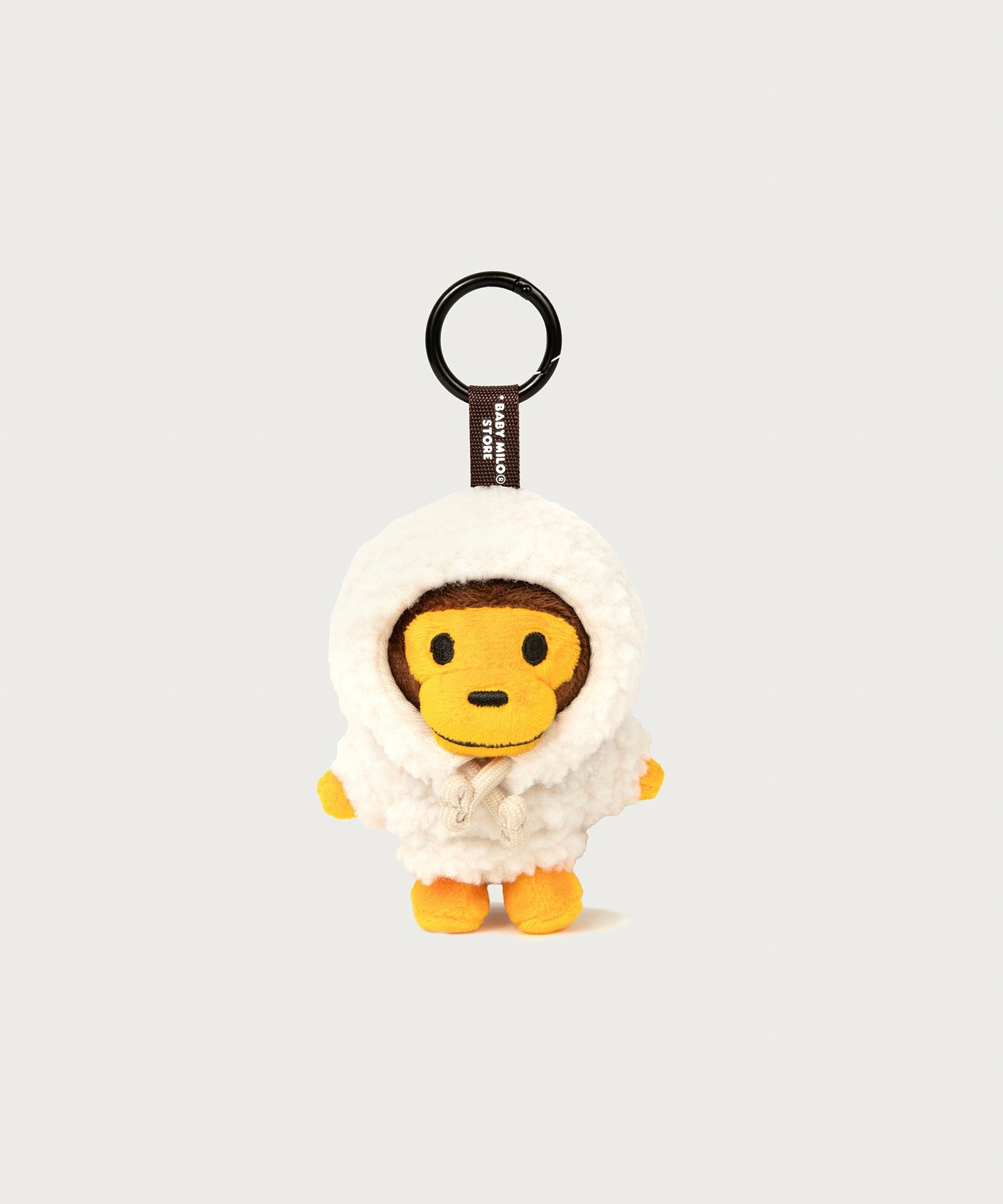 A BATHING APE BABY MILO HOODIE PLUSH DOLL KEYCHAIN 10CM ア ベイシング エイプ ファッション雑貨 チャーム・キーチェーン ピンク【送料無料】