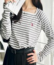 【SALE/15%OFF】GeeRA 【U.S. POLO ASSN.】スクエアネックロンT ジーラ トップス カットソー・Tシャツ