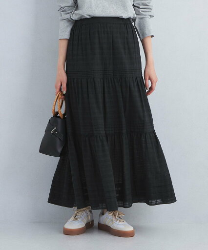 【SALE/30%OFF】UNITED ARROWS green label relaxing ピンタック ティアード スカート ユナイテッドアローズ グリーンレーベルリラクシング スカート ロング・マキシスカート ブラック ホワイト【送料無料】 【SALE/30%OFF】UNITED ARROWS green label relaxing ピンタック ティアード スカート ユナイテッドアローズ グリーンレーベルリラクシング スカート ロング・マキシスカート ブラック ホワイト【送料無料】