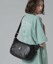 AVIREX VARSITY LEATHER HOBO BAG / レザー ホーボーバッグ / フナガタバック / ショルダーバッグ / AVIREX アヴィレックス バッグ その他のバッグ ブラック【送料無料】