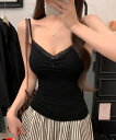 【SALE/40%OFF】miniministore レース切替キャミソールパッド付きインナー ミニミニストア トップス キャミソール ブラウン ブラック ホワ...