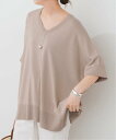 Spick & Span 《WEB限定追加》14GWASHABLE2WAYポンチョプルオーバー スピックアンドスパン トップス ニット ブラック ベージュ ホワ...