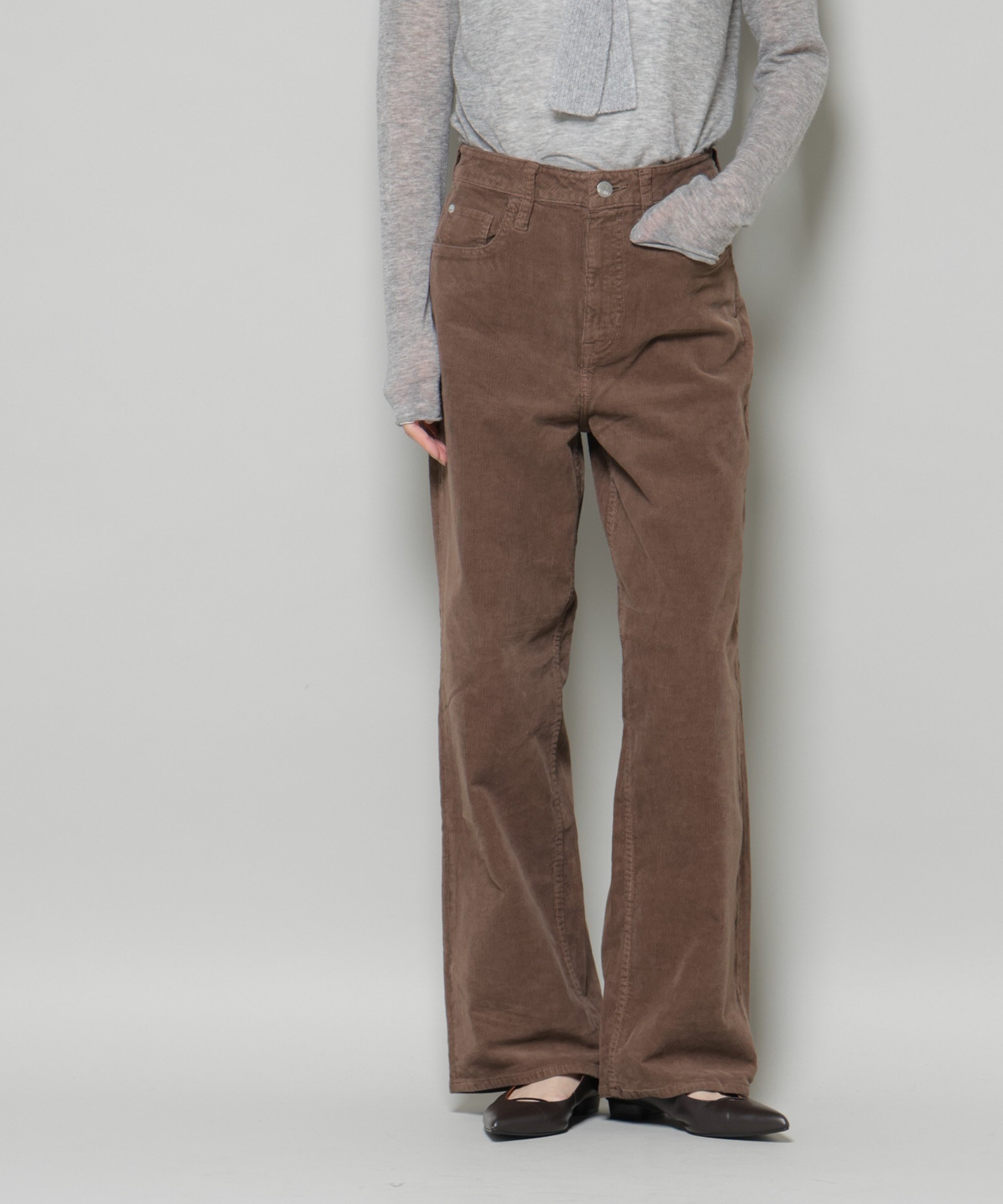 NANO universe Healthy DENIM/Pink Pepper Corduroy ナノユニバース パンツ その他のパンツ ベージュ ブラウン