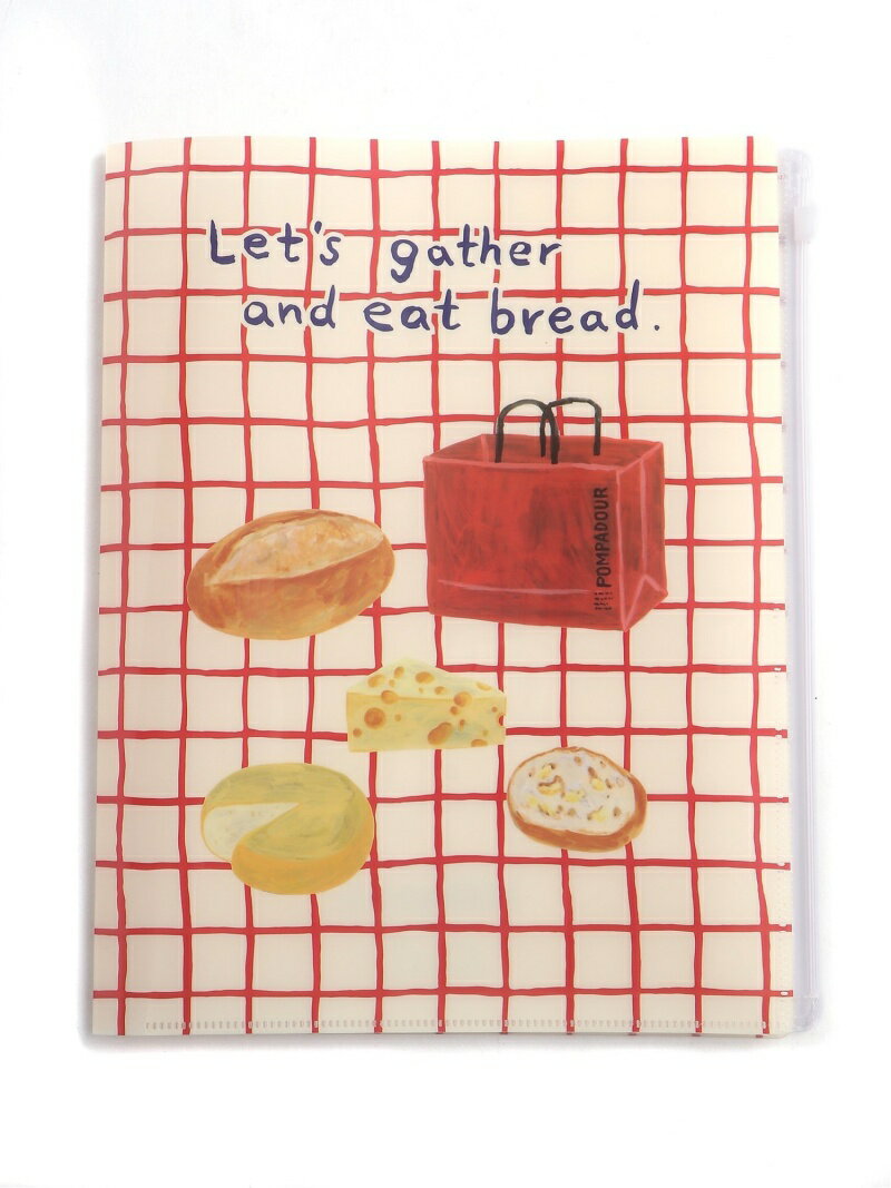 【SALE／30%OFF】studio CLIP A4ジップファイル《POMPADOUR》 スタディオクリップ 文房具 その他の文房具 レッドのサムネイル