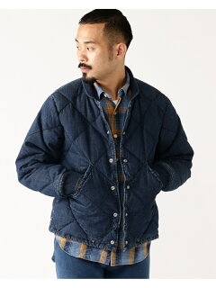 Remi Relief Quilted Down Jacket 38-18-0141-671: Indigo Remi Relief Quilted Down Jacket 38-18-0141-671: Indigo