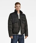 【SALE／50%OFF】G-Star RAW 【公式ショップ】ATTAC UTILITY PM PUFFER/立ち襟中綿撥水ブルゾン ジースターロゥ ジャケット・アウター その他のジャケット・アウター ブラック【送料無料】