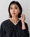 23区 【Oggi4月号掲載】バロック メタル ネックレス ニジュウサンク アクセサリー・腕時計 ネックレス シルバー【送料無料】