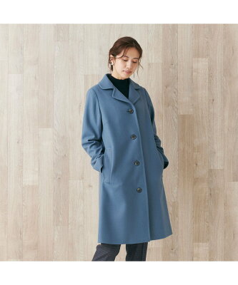 【SALE/50%OFF】KEITH JSメルトンロングコート キース ジャケット・アウター その他のジャケット・アウター ブルー ブラウン ブラック【送料無料】