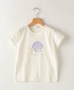 【SALE／35%OFF】SHIPS KIDS SHIPS KIDS:80~90cm / シェル/サングラス モチーフ TEE シップス トップス カットソー・Tシャツ ホワイト イエロー