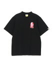 A BATHING APE FLORA APE HEAD RELAXED FIT TEE ア ベイシング エイプ トップス カットソー・Tシャツ ブラック グレー ホワイト【送料..