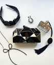 【SALE/34%OFF】styiro styiro/アイアンジオメトリッククラッチバッグ イストワール バッグ クラッチバッグ ブラック ゴールド シルバー【...